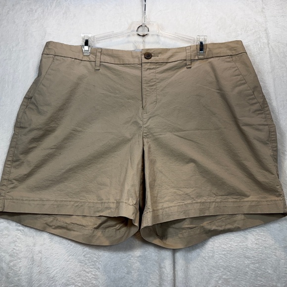 Old Navy Everyday Shorts Womens Size 16 Beige Mom Hiking Gorpcore Casual - Picture 1 of 8